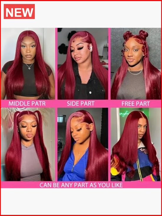 13x6 HD Lace Front Wig Human Hair Straight 30inch 180% Density Pre Plucked main image 4